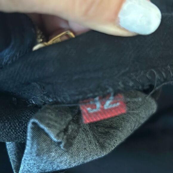 Dolce & Gabbana DG black stretch jeans ankle length high waisted size 32 vintage - Picture 6 of 6